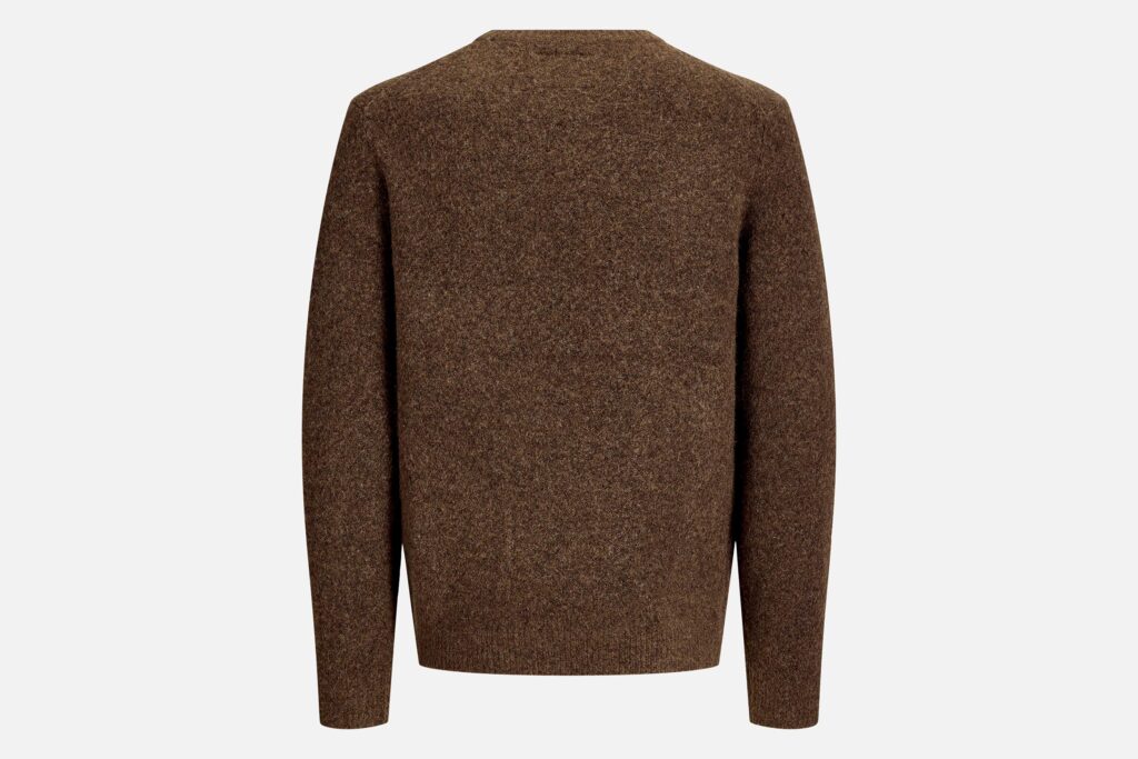 PRBLASIMON SOUFFLE KNIT CREW NECK CHOCOLAT