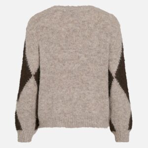 VITORA ONECK JACQUARD COFFEE BEAN - Image 2