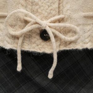 OBJGUNVI LS RE KNIT CARDIGAN MACADAMIA - Image 5