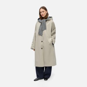 OBJHOLLY LS LONG REVERSIBLE COAT OPAL GRAY - Image 3