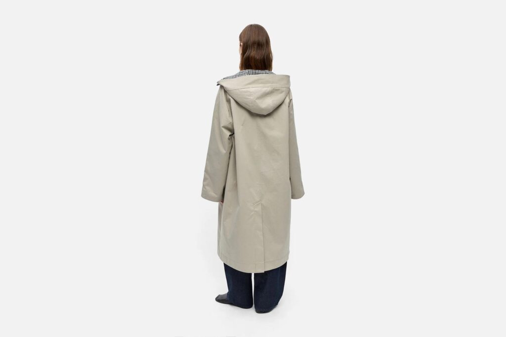 OBJHOLLY LS LONG REVERSIBLE COAT OPAL GRAY