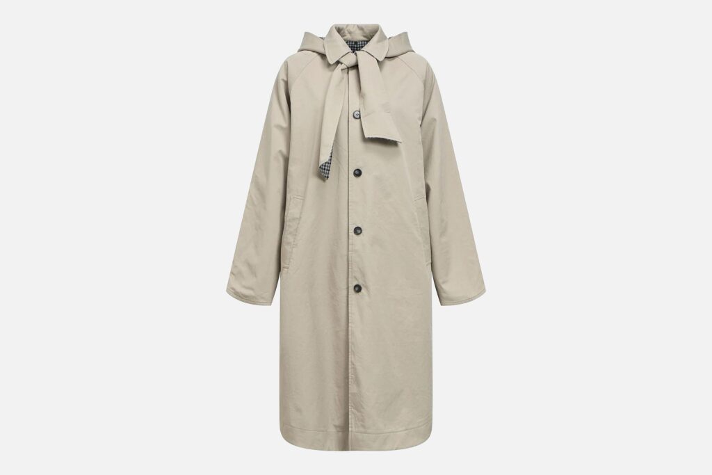 OBJHOLLY LS LONG REVERSIBLE COAT OPAL GRAY