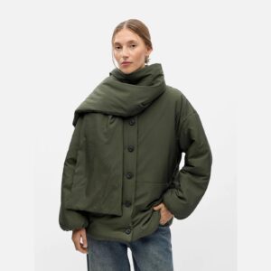 OBJGEMMI LS LO SCARF JACKET KAMBABA - Image 3