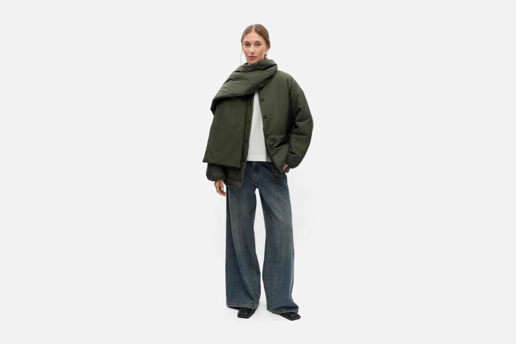 OBJGEMMI LS LO SCARF JACKET KAMBABA