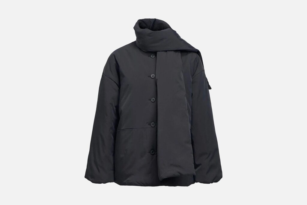 OBJGEMMI LS LO SCARF JACKET BLACK