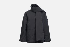 OBJGEMMI LS LO SCARF JACKET BLACK