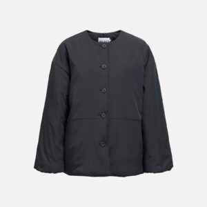 OBJGEMMI LS LO SCARF JACKET BLACK - Image 2
