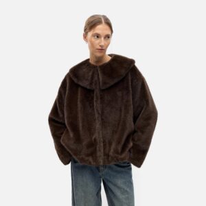 OBJCARLA COLLAR SHORT JACKET CARAFE - Image 3