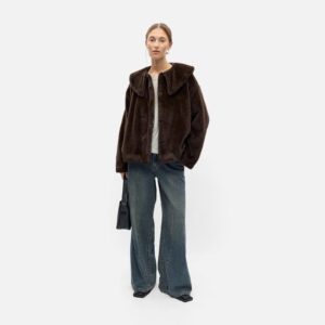 OBJCARLA COLLAR SHORT JACKET CARAFE - Image 4