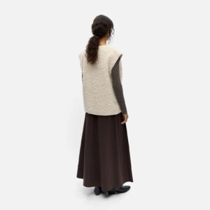 OBJIDUNA LO WAISTCOAT WHITE SAND - Image 4