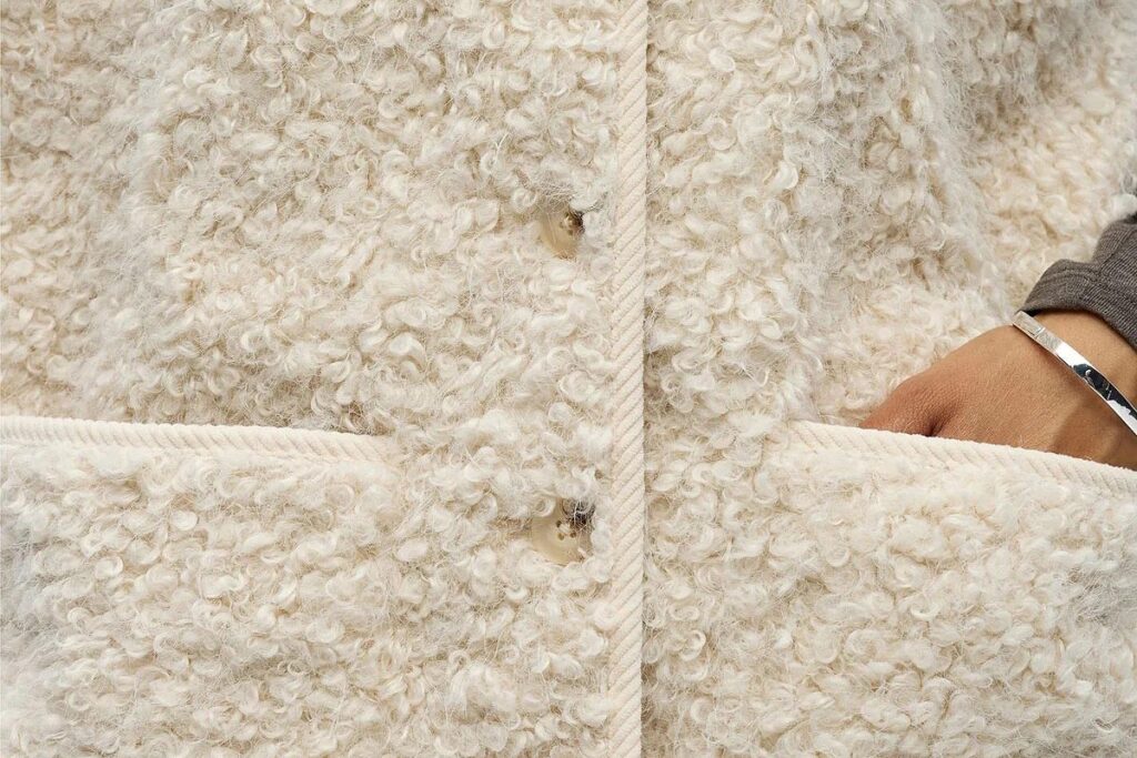 OBJIDUNA LO WAISTCOAT WHITE SAND
