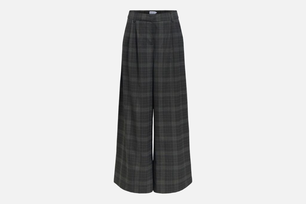 OBJDIENA HW WIDE PANT BLACK GUN METAL