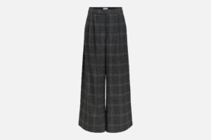 OBJDIENA HW WIDE PANT BLACK GUN METAL