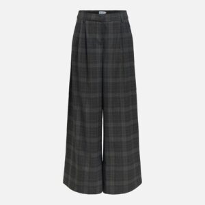 OBJDIENA HW WIDE PANT BLACK GUN METAL - Image 1