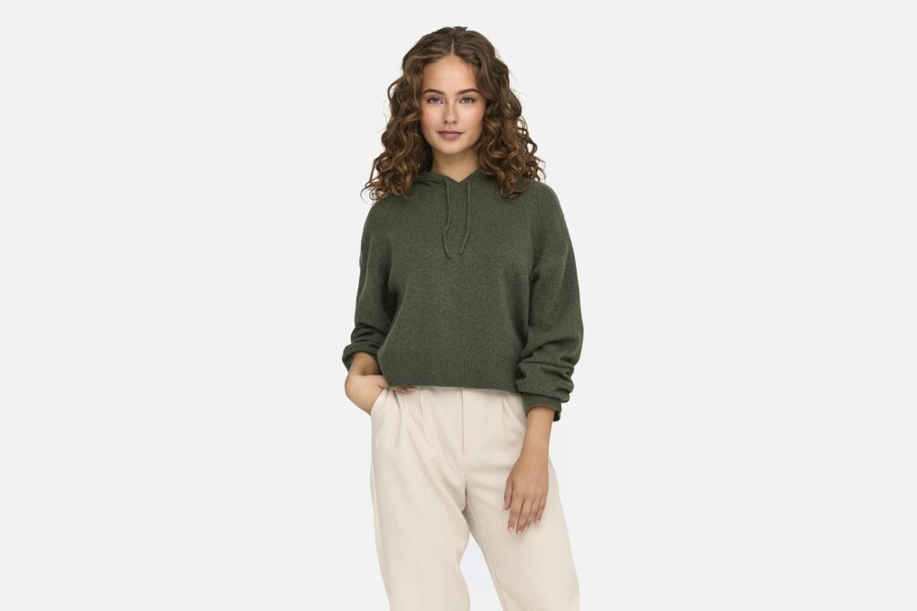 JDYRUE LIFE LS SHORT HOOD KALAMATA
