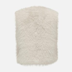 JDYORA FAUX FUR WAISTCOAT BIRCH - Image 2