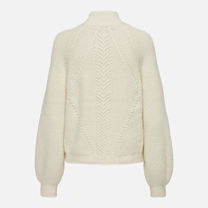 ONLKATIA LS DETAIL HIGHNECK WHITECAP GRAY – Image 2