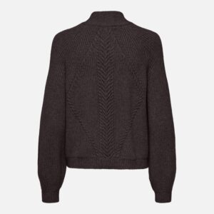 ONLKATIA LS DETAIL HIGHNECK CHOCOLATE TORTE – Image 2