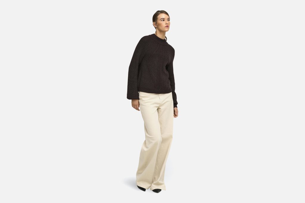 ONLKATIA LS DETAIL HIGHNECK CHOCOLATE TORTE
