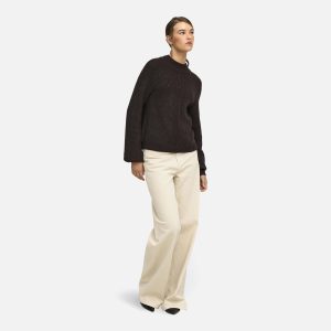 ONLKATIA LS DETAIL HIGHNECK CHOCOLATE TORTE – Image 4