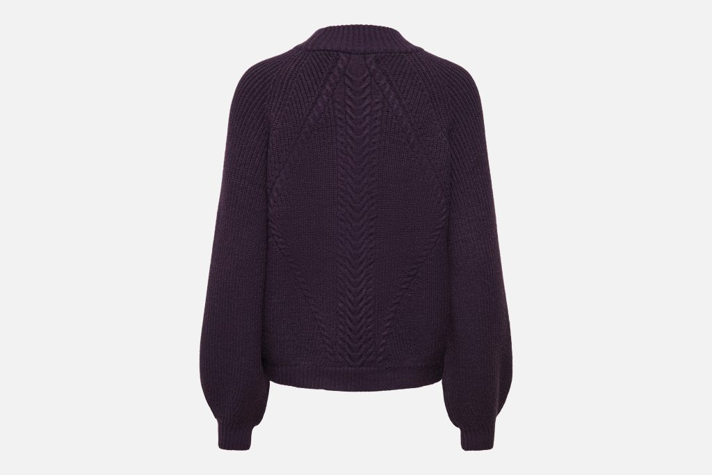 ONLKATIA LS DETAIL HIGHNECK PLUM PERFECT