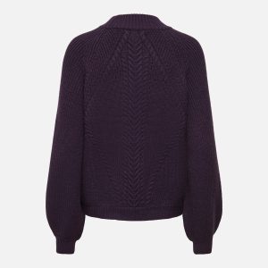 ONLKATIA LS DETAIL HIGHNECK PLUM PERFECT – Image 2