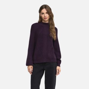 ONLKATIA LS DETAIL HIGHNECK PLUM PERFECT – Image 3