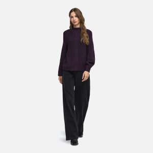 ONLKATIA LS DETAIL HIGHNECK PLUM PERFECT – Image 4