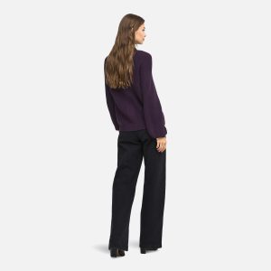 ONLKATIA LS DETAIL HIGHNECK PLUM PERFECT – Image 5