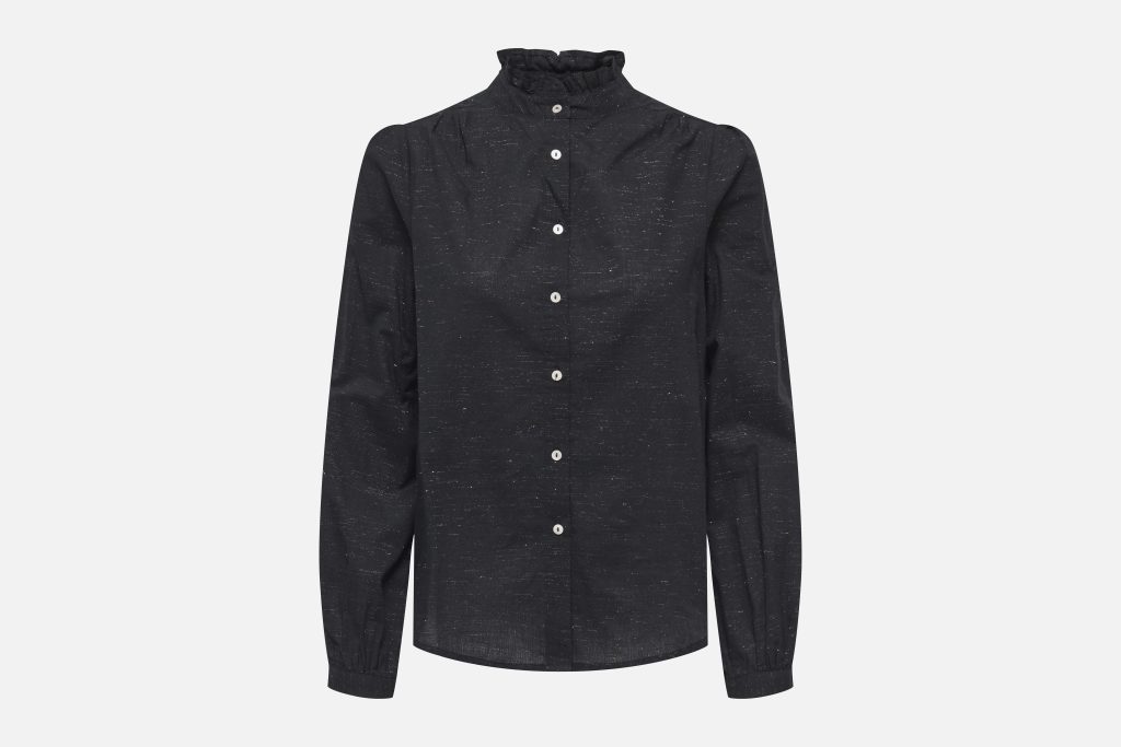 ONLAMIRA FR LS GLITTER SHIRT BLACK
