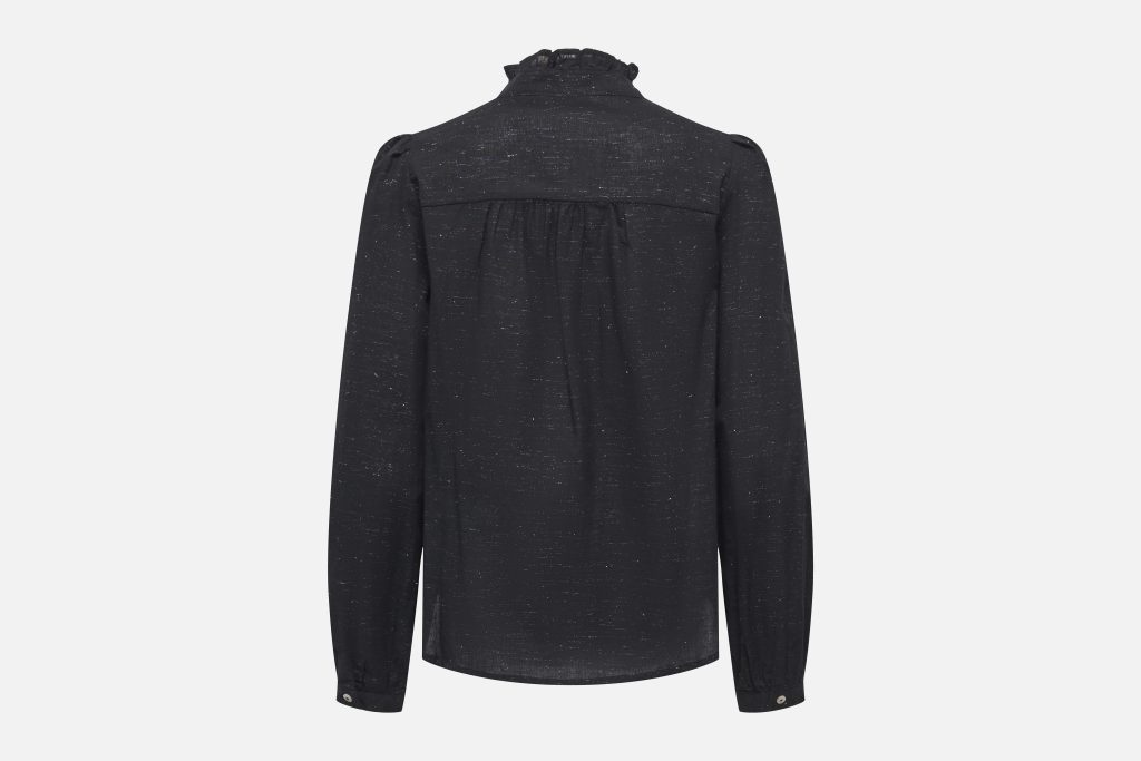 ONLAMIRA FR LS GLITTER SHIRT BLACK