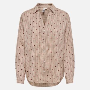 ONLRAINA FR LS BUTTON SHIRT  PASTEL ROSE - Image 1