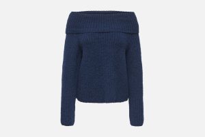 ONLMAGGIE LS OFF SHOULDER KNT NIGHT SKY