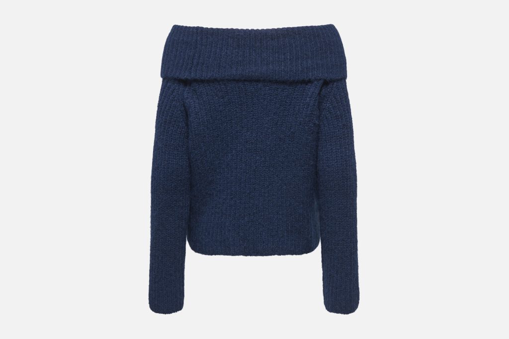ONLMAGGIE LS OFF SHOULDER KNT NIGHT SKY