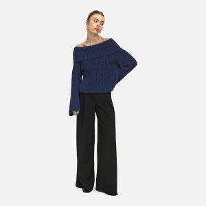 ONLMAGGIE LS OFF SHOULDER KNT NIGHT SKY – Image 4