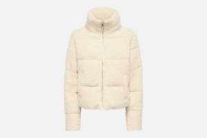 ONLATLANTA TEDDY PUFFER JACKET WHITECAP