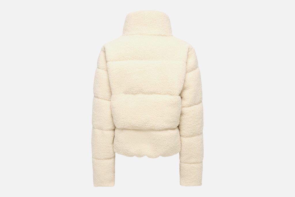 ONLATLANTA TEDDY PUFFER JACKET WHITECAP
