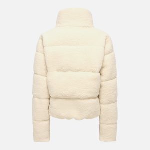 ONLATLANTA TEDDY PUFFER JACKET WHITECAP – Image 2