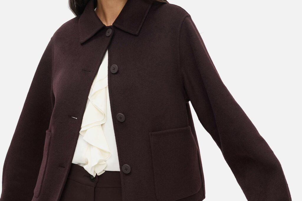 BLOUSON HANNAH DARK BROWN