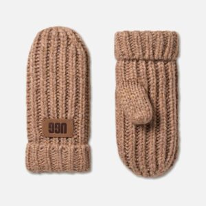 MITTEN UGG CHUNKY KIDS CAMEL - Image 2