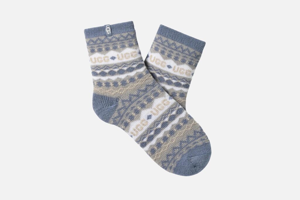 SOCKS CRESSIDA COZY QUARTER GREY