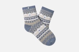 SOCKS CRESSIDA COZY QUARTER GREY
