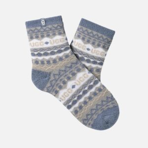 SOCKS CRESSIDA COZY QUARTER GREY - Image 1