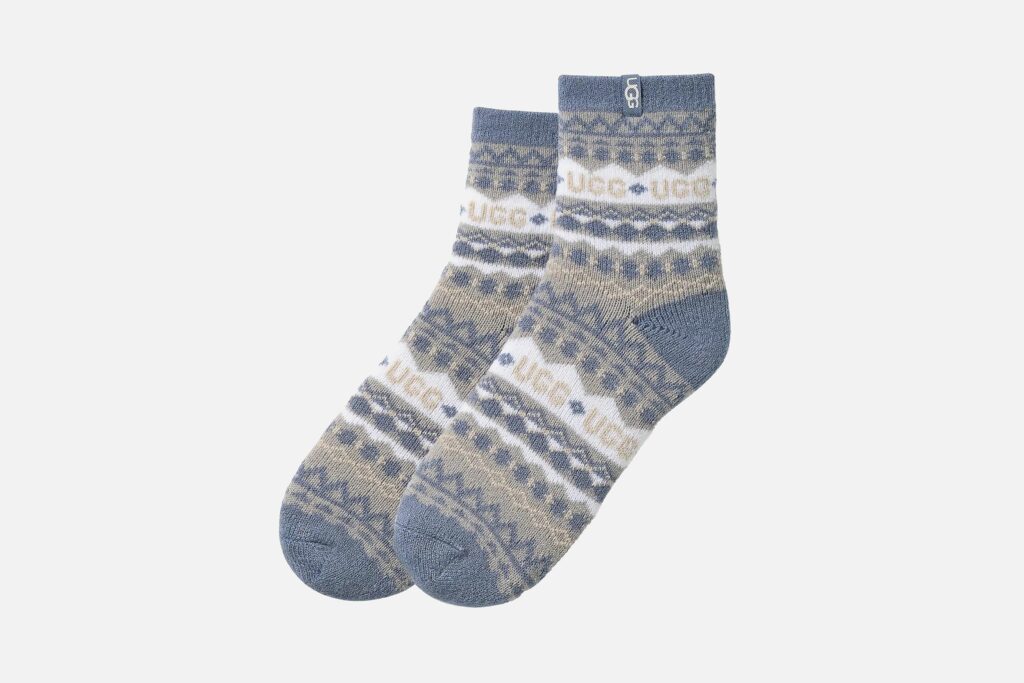 SOCKS CRESSIDA COZY QUARTER GREY