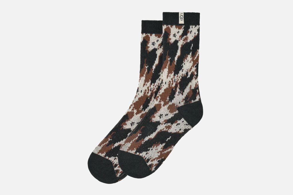 SOCKS IANNI CREW WESTERN COW DUSTED