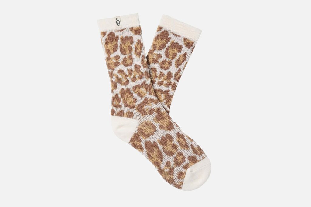 SOCKS GIANNI CREW JASMINE LEOPARD