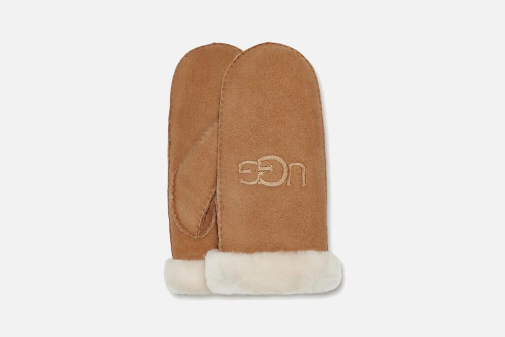 MITTEN UGG SHEEPSKIN CHESTNUT