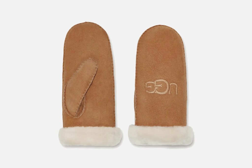 MITTEN UGG SHEEPSKIN CHESTNUT